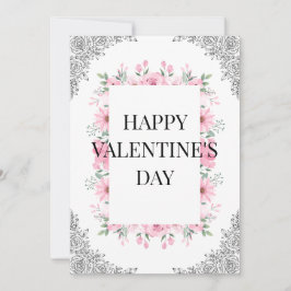 Sencilla tarjeta elegante del día de San Valentín