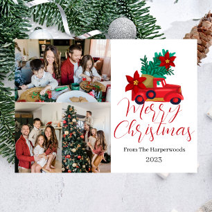 Sencilla y elegante Navidad de guiones Familia 3 F