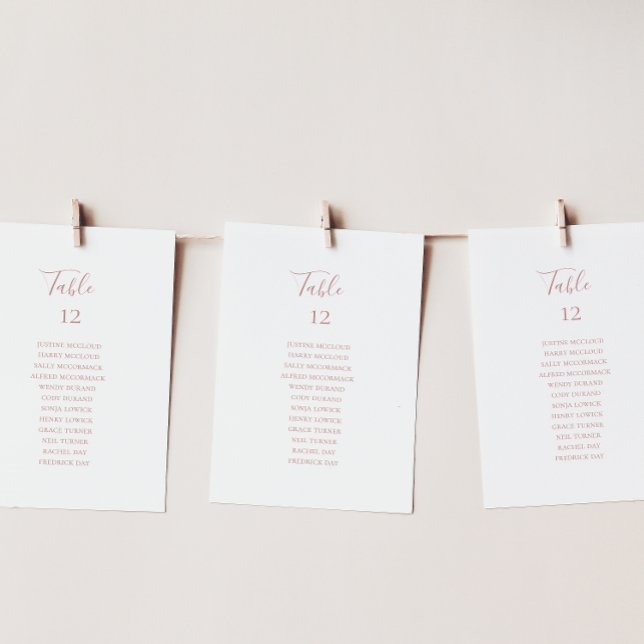 Sencilla y elegante tabla de asientos de mesa de o (Subido por el creador)