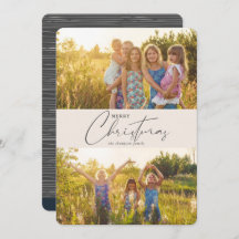 Sencilla y moderna foto de guión gris de navidad n