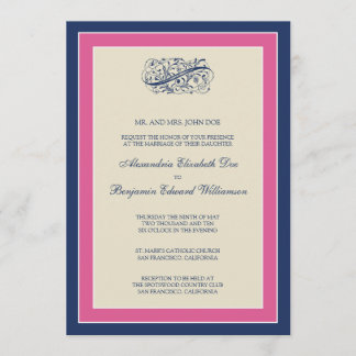 Sencillamente elegante invitación a bodas en Fuchs