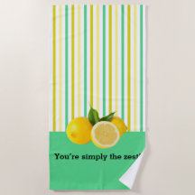 Sencillamente eres el Zest! Toalla de playa