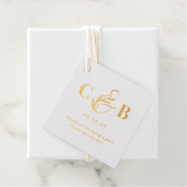 Sencillamente espléndidas etiquetas de favor de bo