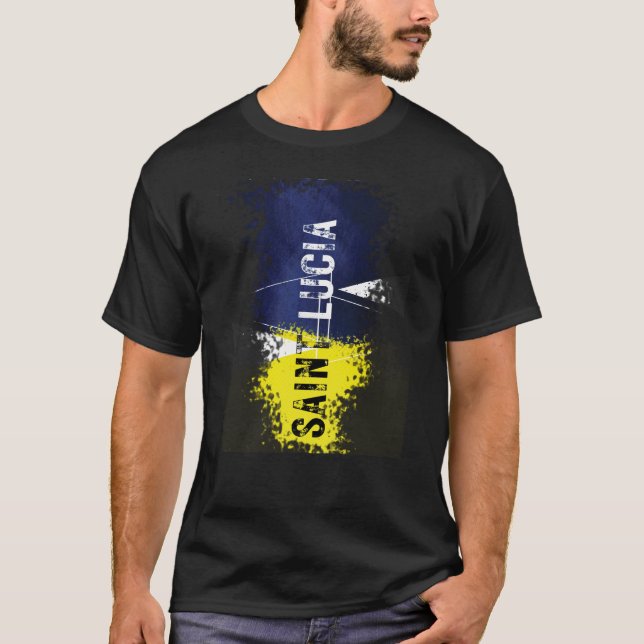 Sencillamente hermosa camiseta de Santa Lucía (Anverso)