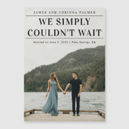 Sencillamente, No Pudo Esperar La Invitación Del B