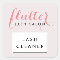 Sencillamente Pegatinas Lash Salon Lash Cleaner