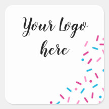 Sencillamente rociar Pegatinas dulces de color pas