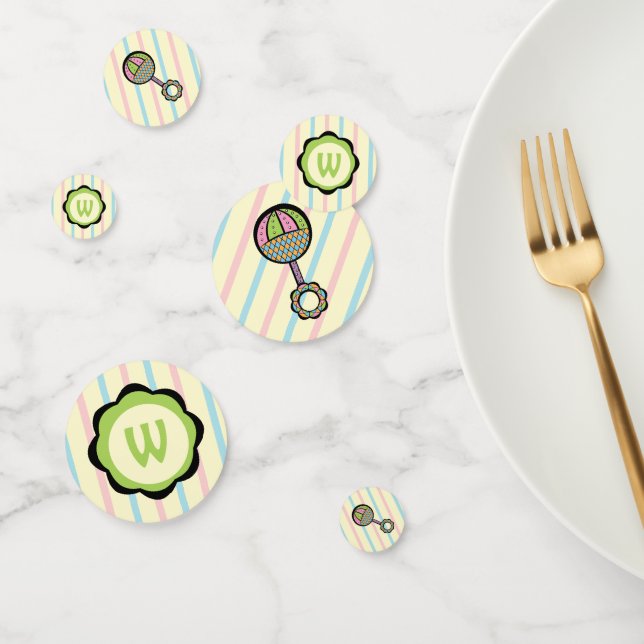 Sencillamente Sweet Rattle Table Confetti (Grupo)
