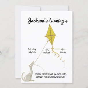 Sencillas invitaciones para fiestas de cumpleaños 