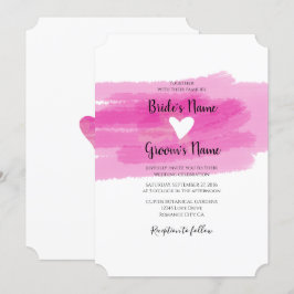 Sencillas pinturas e invitaciones de casamiento ca