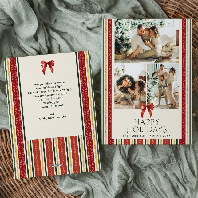 Sencillas rayas vintage se inmolan con la Navidad  (Subido por el creador)
