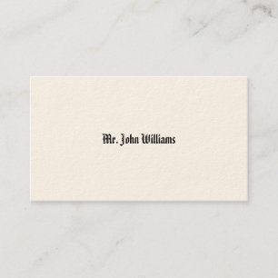 Sencillas tarjetas de llamadas victorianas