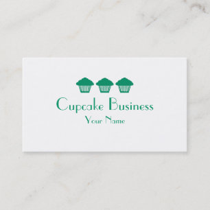 Sencillas tarjetas de negocios de panadería de pas