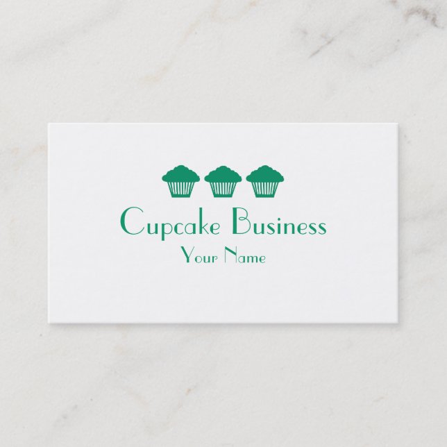 Sencillas tarjetas de negocios de panadería de pas (Anverso)