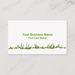 Sencillas tarjetas de negocios para el cuidado del