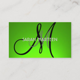 Sencillas tarjetas monográficas de personalizado d