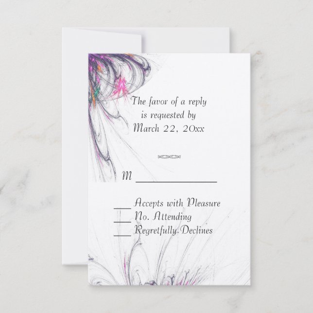 Sencillez de verano RSVP (Anverso)