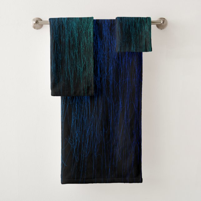 Sencillo azul negro Verde azulado Resumen Textura  (In situ)
