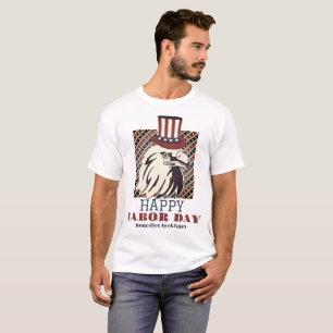 Sencillo Día del Trabajo Elegante con camiseta con