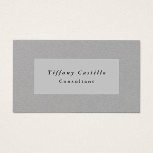 Sencillo Gris Moderno Minimalista Elegante