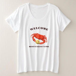 Sencillo maíz rojo marisco Nombre del logotipo del