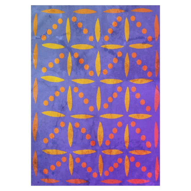 Sencillo mantel floral (Anverso)