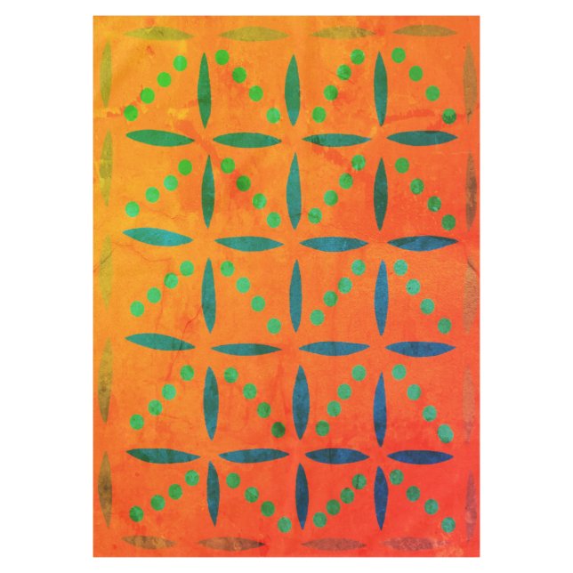 Sencillo mantel floral (Anverso)