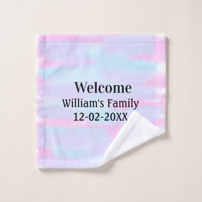 sencillo minimo logotipo de monograma bienvenida p (Toallita)