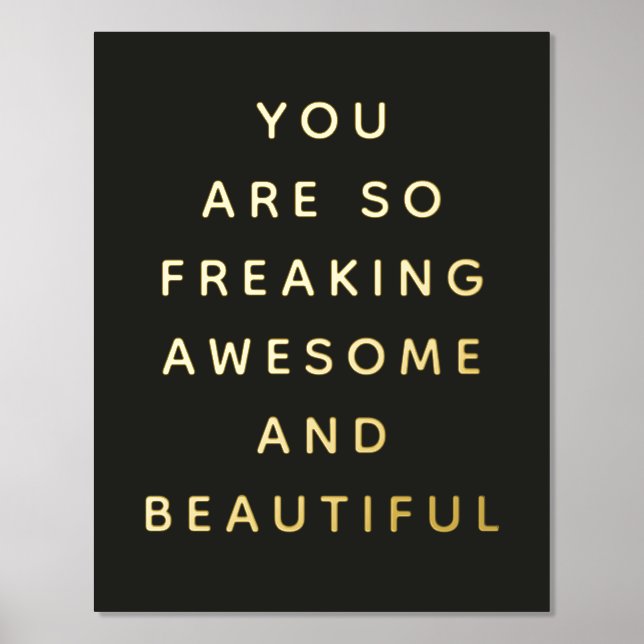 Sencillo negro, son impresionantes impresiones de  (Anverso)