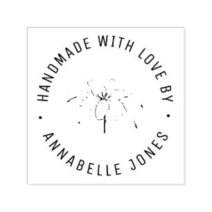 Sencillo sello botánico autoincoloro