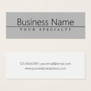 Sencillo texto negro clásico en gris