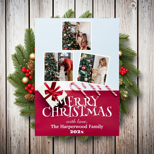sencillo y elegante collage de fotos de Navidad fa (Subido por el creador)