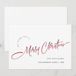 Sencillo y elegante saludo de Navidad