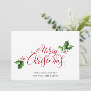 Sencillo y elegante saludo de Navidad