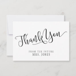 Sencillo y moderno. Tarjeta de agradecimiento a Br