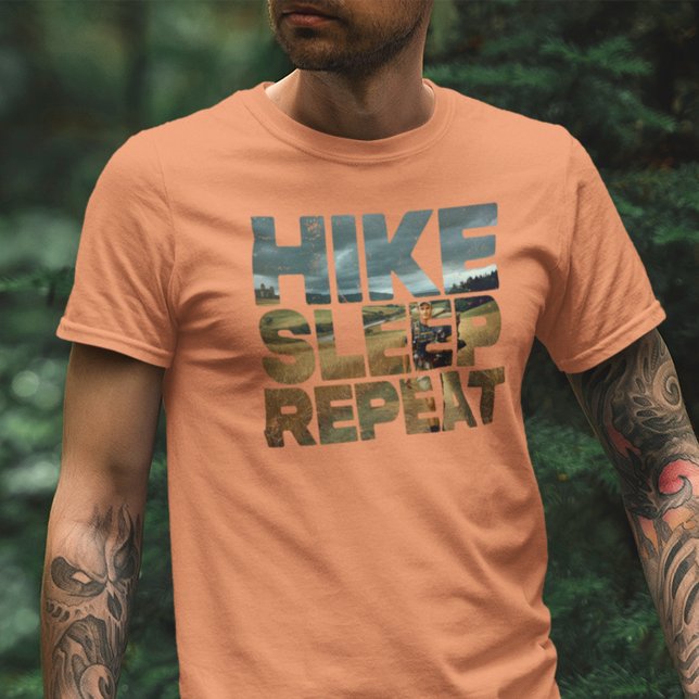 Senderismo Duerme Repetir camiseta de senderismo (Subido por el creador)