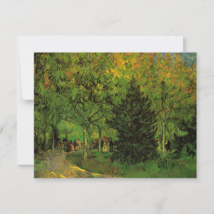 Sendero en el Jardín Público, Arlés por Vincent va