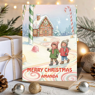 Sendero Forestal de Menta para Niños en Navidad