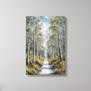 Sendero Serene Forest - Arte Natural Tranquilo