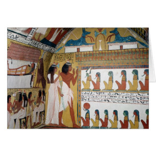 Sennedjem y el su hacer frente de la esposa