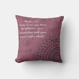 Señor, bendiga la justa almohada decorativa