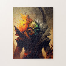 Señor de la Guerra Orc Fantasía Rompecabezas | Reg