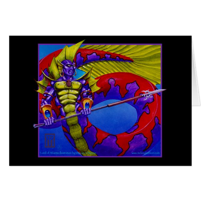 Señor de la tarjeta de la Atlántida (Anverso (Horizontal))
