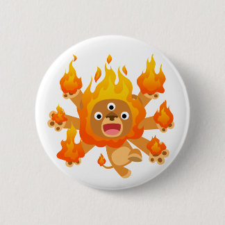 ¡Señor del fuego!! insignia del botón (del león
