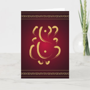 Señor Ganesha - tarjeta