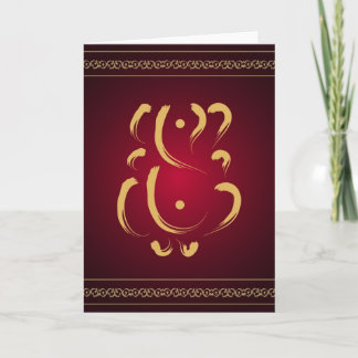 Señor Ganesha - tarjeta