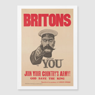 Señor Kitchener Wants You WWI Propaganda británi