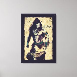 Señor Shiva - Lienzo Envuelto