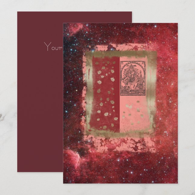 Señor Shiva - Tarjeta de Invitación (Anverso / Reverso)