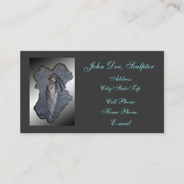 SEÑOR X, TARJETA DE VISITA DEL ESCULTOR (Anverso)